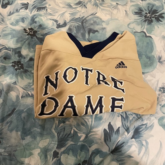 adidas Other - Adidas Notre Dame Jersey xxl